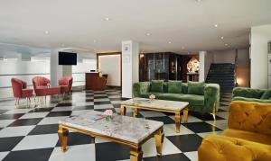 Posezení v ubytování Deventure Sarovar Portico Patel Nagar