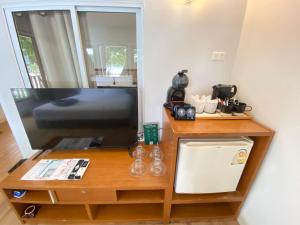 Kuchyň nebo kuchyňský kout v ubytování Samed Cabana Resort