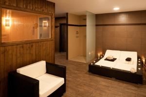 Postel nebo postele na pokoji v ubytování Hotel Štekl