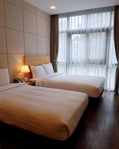 Letto o letti in una camera di Hotel Icc