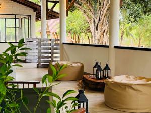 Zahrada ubytování Funky Leopard Safari Lodge Bordering Yala National Park