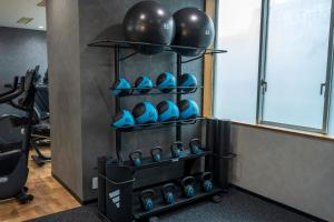 Fitness centrum a/nebo fitness zařízení v ubytování ART HOTEL Nippori Lungwood