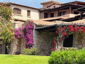A garden outside Porto Coda Cavallo Salina Bamba