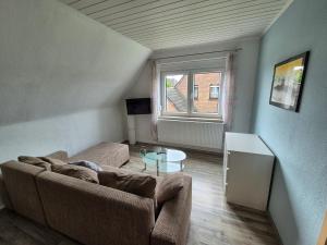 Posezení v ubytování Ferienwohnung Hansemann OG