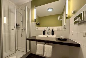 Koupelna v ubytování Auszeit Hotel Hamburg + 37 fotografií
