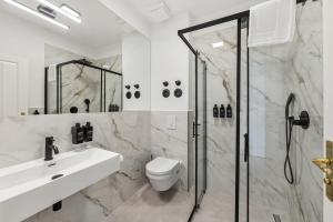 Koupelna v ubytování Residenz Hugo