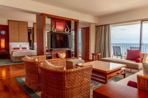 TV a/nebo společenská místnost v ubytování Hotel Nikko Guam