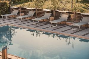 Bazén v ubytování Cristallo Sport & Wellness Hotel nebo v jeho okolí