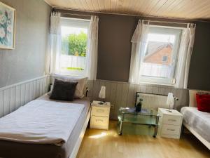 Postel nebo postele na pokoji v ubytování Ferienwohnung Angelika Gries