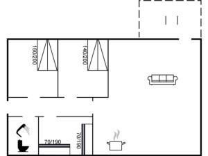 Půdorys ubytování Holiday Home Aurea - 1km from the sea by Interhome