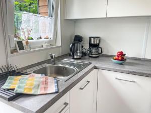 Η κουζίνα ή μικρή κουζίνα στο Holiday Home Tiny Haus Zenetti by Interhome