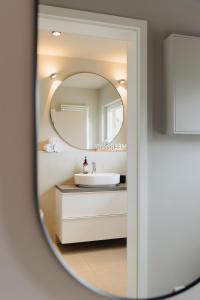 Ein Bett oder Betten in einem Zimmer der Unterkunft Seetiid