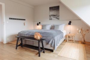 Ein Bett oder Betten in einem Zimmer der Unterkunft Seetiid
