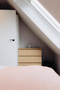 Ein Bett oder Betten in einem Zimmer der Unterkunft Seetiid