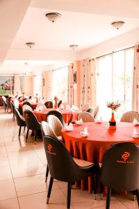 Restaurace v ubytování Eureka Place Hotel Kampala