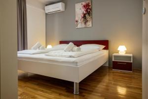 Posteľ alebo postele v izbe v ubytovaní Villa Matko - family destination