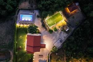 Pohľad z vtáčej perspektívy na ubytovanie Villa Matko - family destination