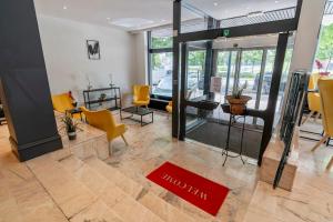 Area soggiorno di Sleep & Go Brussels South