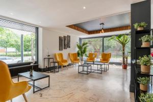 Area soggiorno di Sleep & Go Brussels South