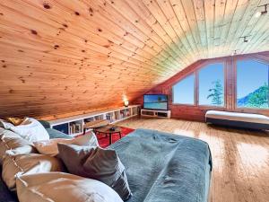 Et opholdsområde på Chalet Ardoise - Nature Paradise - Swiss Alps