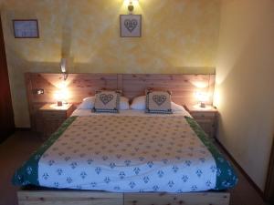 Postel nebo postele na pokoji v ubytování Hotel al Sole