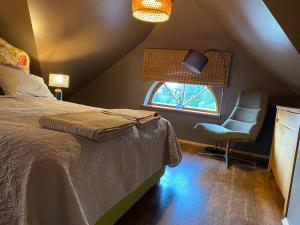 Postel nebo postele na pokoji v ubytování Konrads Apartment