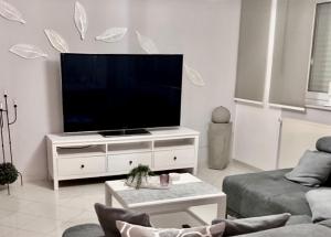 TV a/nebo společenská místnost v ubytování Gästehaus Backes