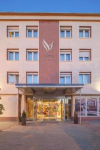 a rendering of the front of the hotel at Vitta Hotel Superior in Budapest