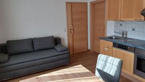 Kuchyň nebo kuchyňský kout v ubytování Teufenbachgut