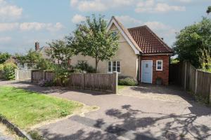 Bygningen som feriehuset ligger i