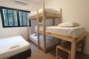 Postel nebo postele na pokoji v ubytování Alojamiento completo en el mejor clima de Colombia