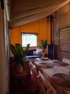 Ecolodges De Dreef客房内的一张或多张床位