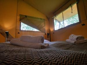 Ecolodges De Dreef客房内的一张或多张床位