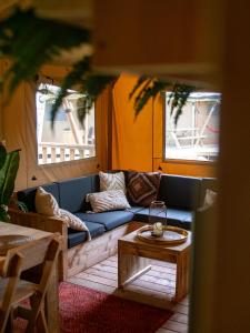 Ecolodges De Dreef的休息区