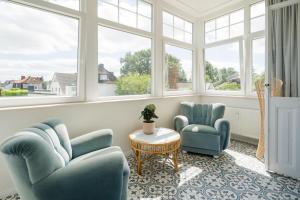 Posezení v ubytování Modern Boho auf 145qm, 9 Gäste, Strandnah & Familienfreundlich