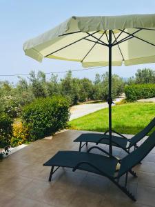 Κήπος έξω από το Epidavros View Villas