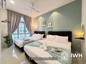 Postel nebo postele na pokoji v ubytování Ipoh Anderson Town Suites with 2 Parking by IWH