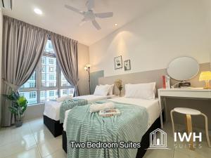 Postel nebo postele na pokoji v ubytování Ipoh Anderson Town Suites with 2 Parking by IWH