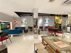 Posezení v ubytování Hotel Nandini