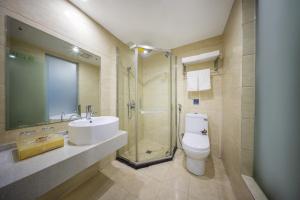 Koupelna v ubytování 义乌商洲宾馆国际商贸城店Yiwu Shangzhou Hotel - International Trade City