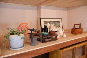 Kaffi- og teaðstaða á Guest House Kurukuru ゲストハウスくるくる