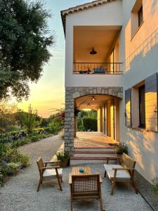 Μπαλκόνι ή βεράντα στο Villa Argonaute