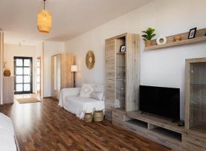Posezení v ubytování Köthen Loft Apartment + 1 fotografie