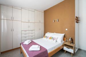 Postel nebo postele na pokoji v ubytování Ocean Apartment