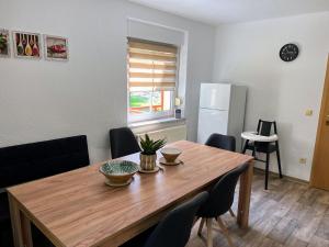 Posezení v ubytování Famielienapartment An der Forellenschänke