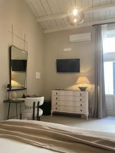 TV a/nebo společenská místnost v ubytování NOTUS Rooms Adults Only