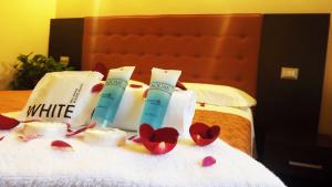 Voodi või voodid majutusasutuse Hotel Nautilus toas