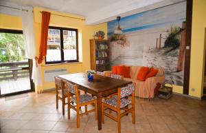 Posezení v ubytování Apartament Poddąbie