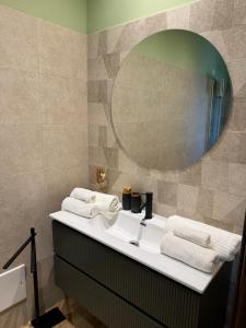 Koupelna v ubytování The Green Room