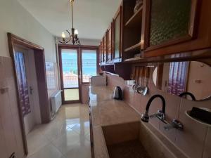 Kuchyň nebo kuchyňský kout v ubytování Guest House Maria